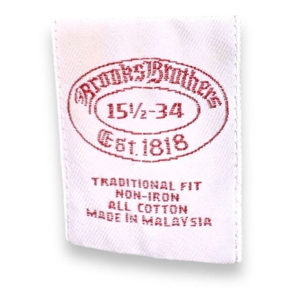 Yellow Brooks Brothers 1818 French Cuff Button Down Shirt 15.5 - Picture 2 of 8